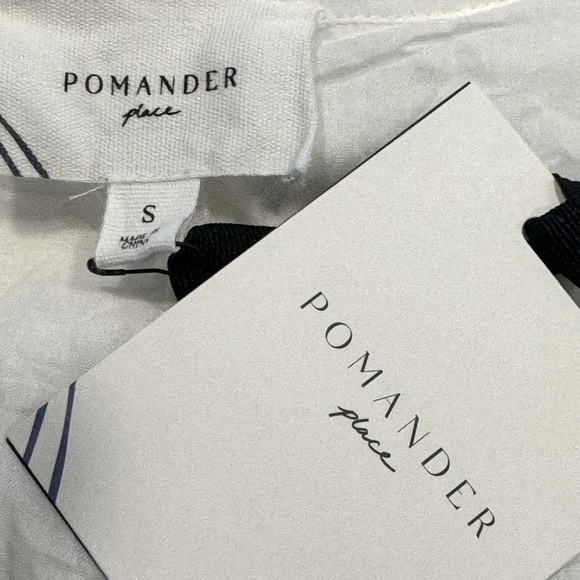 Pomander Place | NEW White Swiss Dot Kenzo Long Sleeve V-Neck Mini Dress Size S - Picture 10 of 11